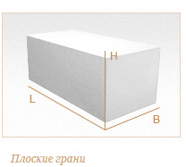 Газобетонный блок ГРАС D600, B3.5, 600x200x250 мм